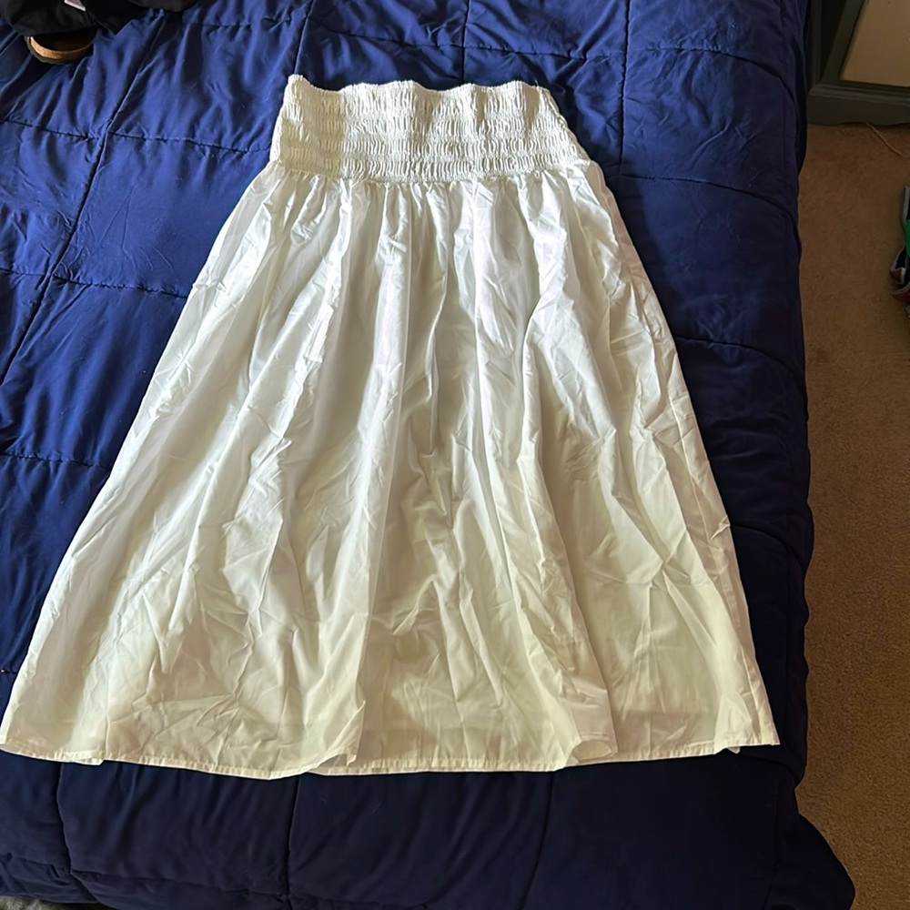 NWT Forever 21 Long White Skirt